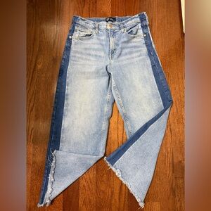 GAP Two-Tone Wide-Leg Jeans